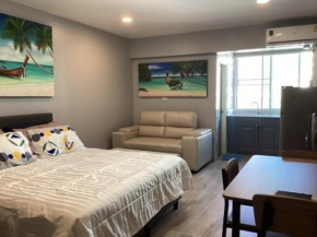 Casa Patong Beach - Quality 28 SQM Studio Apartments - Close to Patong Beach - Living Room, Kitchen, Private Bathroom, King Bed, 65 Inch TV with smart TV, Free Wi-Fi